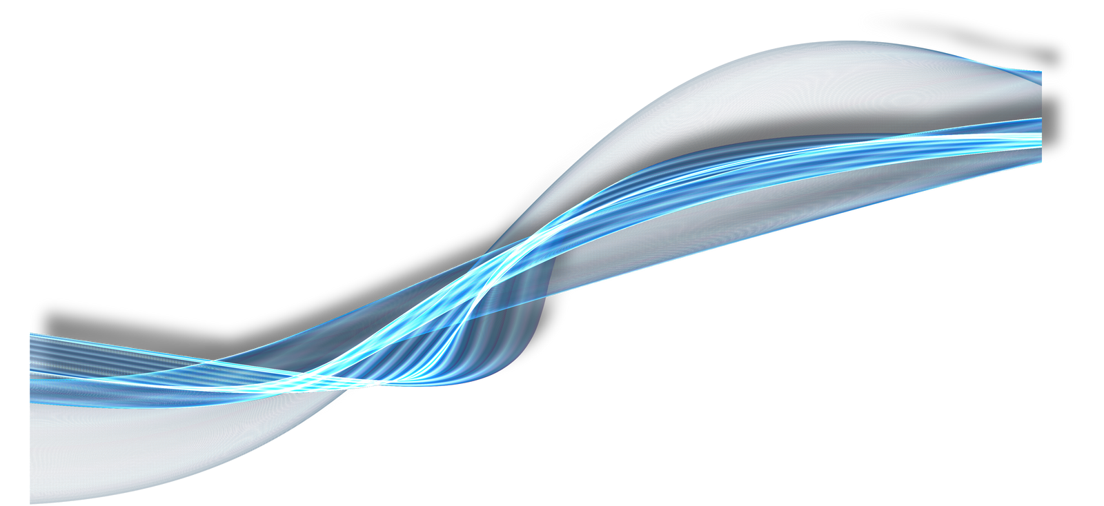 Abstract transparent smoke, blue plume