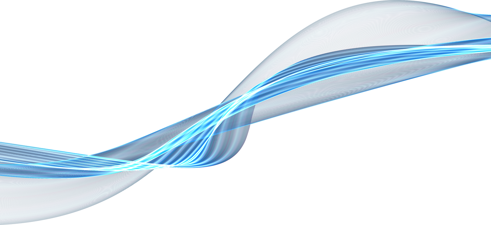 Abstract transparent smoke, blue plume