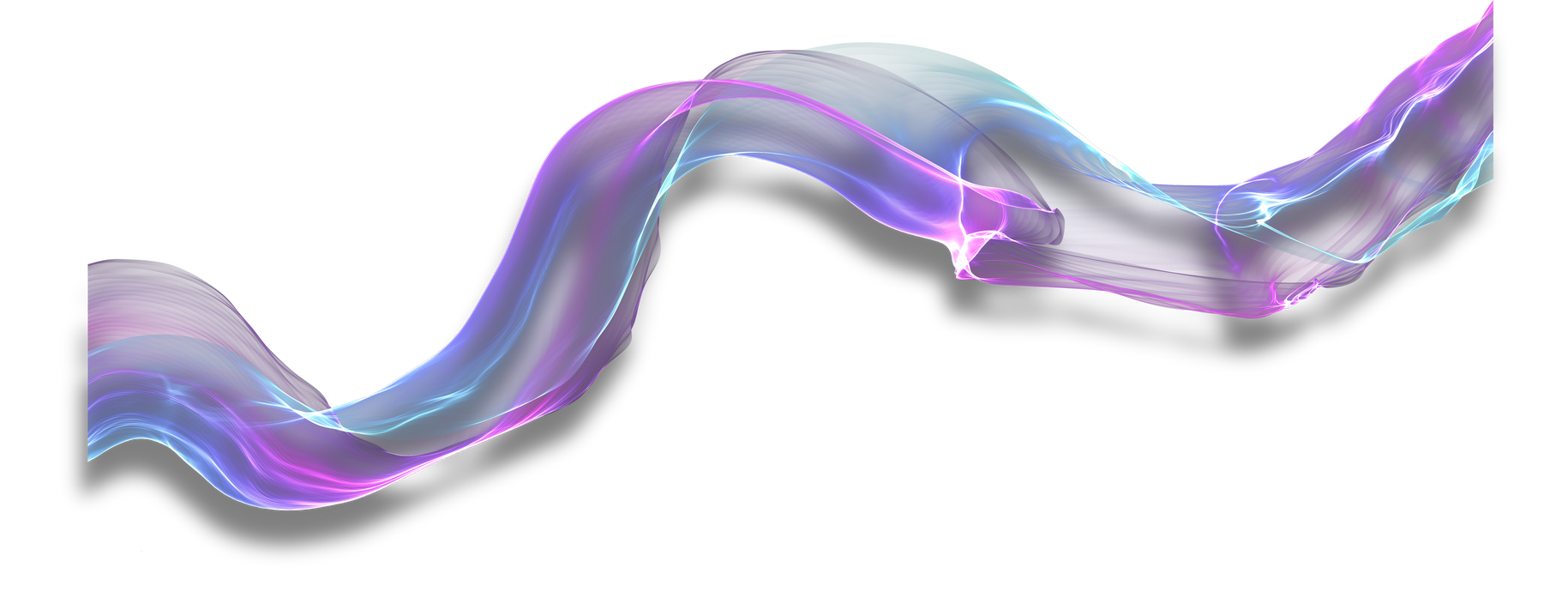 Abstract transparent smoke, colored air plume